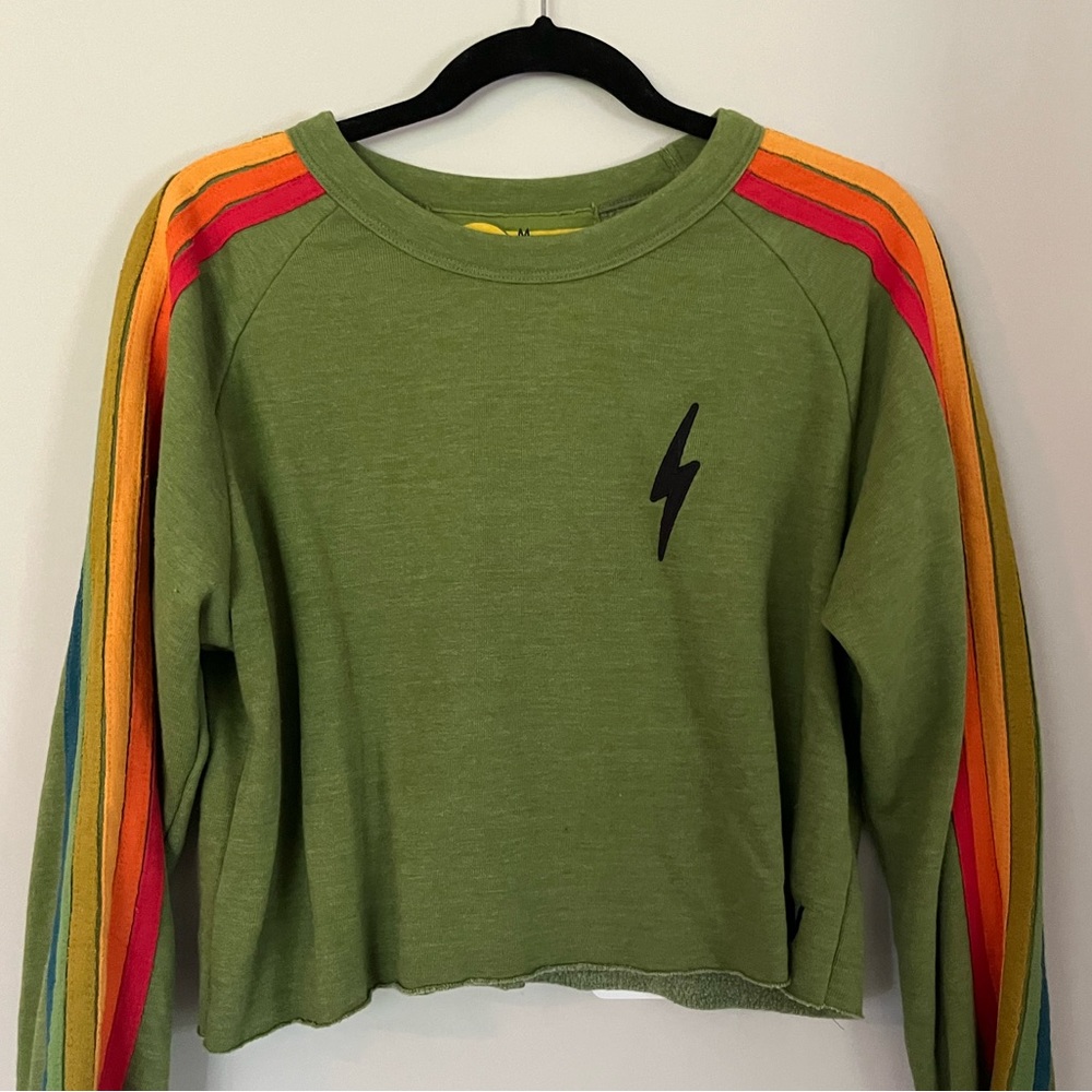 Aviator Nation cropped sweatshirt